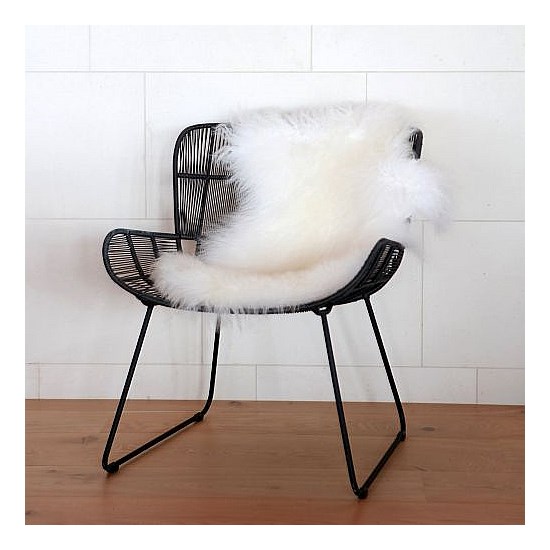 Tibetan Lambskin Rug- Ivory