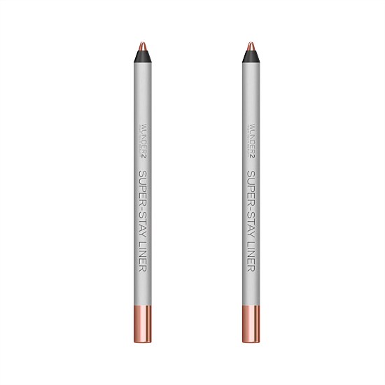 Two x Super-Stay Eyeliners in Metallic Rose Gold