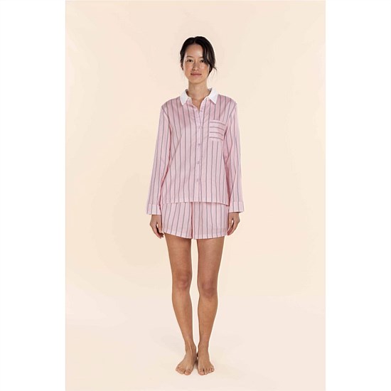 Birdie Long Sleeve Short Pyjama Set