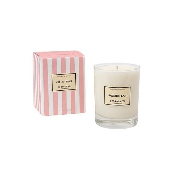 Perfumed Soy Candle - Large - French Pear
