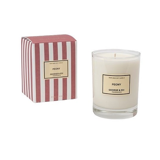 Perfumed Soy Candle - Large - Peony