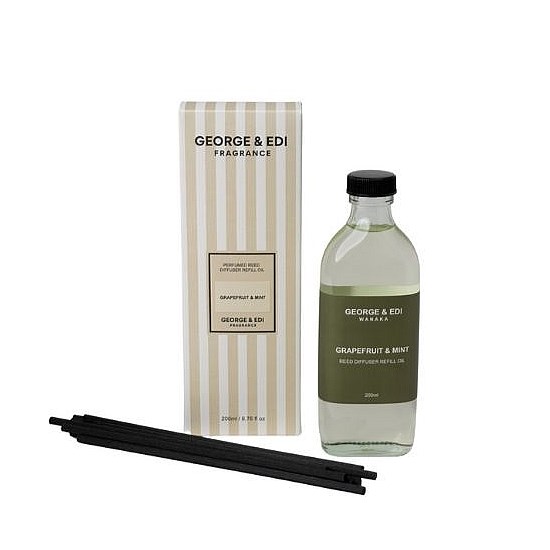 Reed Diffuser 200ml Refill - Grapefruit & Mint