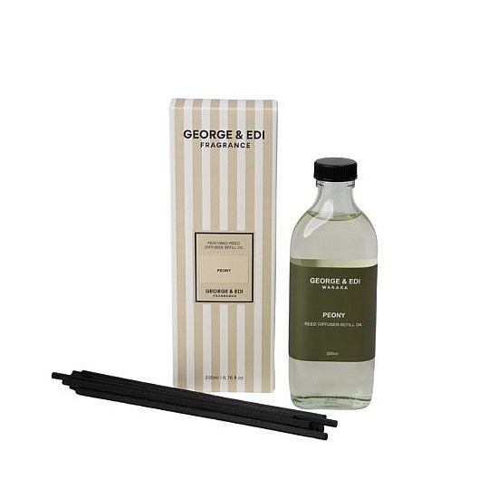 Reed Diffuser 200ml Refill - Peony