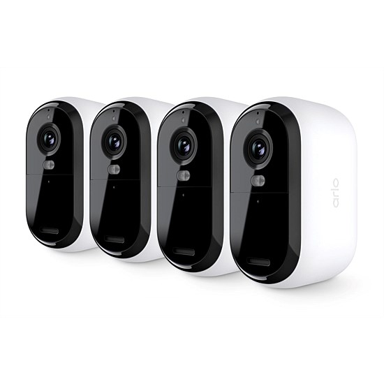 Arlo Essential 3 2K Outdoor Security Camera - 4 Pack