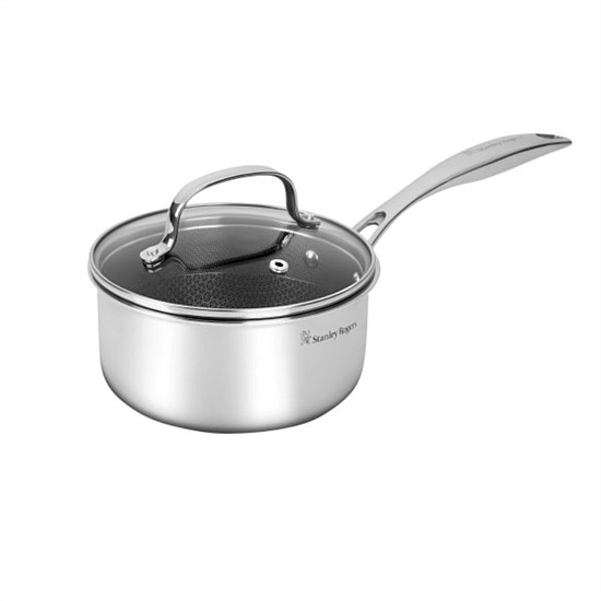 Stanley Rogers Matrix Non-Stick Saucepan with Glass Lid Stanley Rogers Matrix Non-Stick Saucepan with Glass Lid