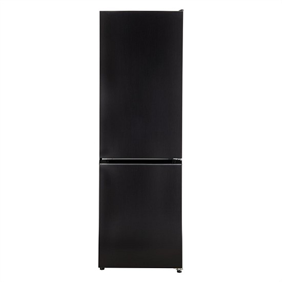 322L 2-Door Bottom Freezer Refrigerator - Black Steel