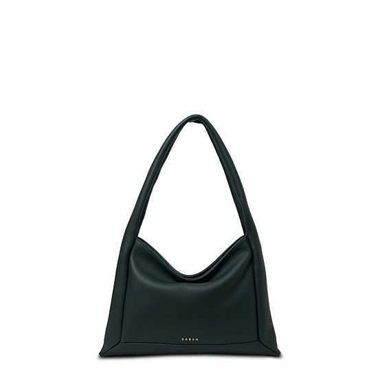 Hazel Shoulder Bag Hunter Green Luxe