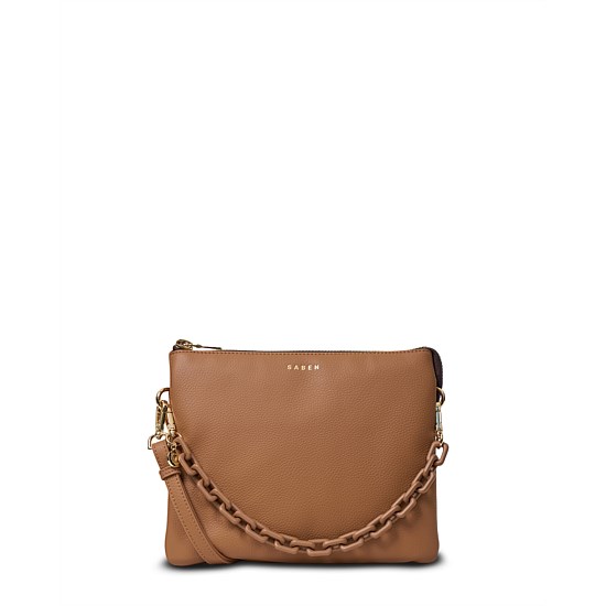 Matilda Crossbody Toffee + Tonal Chain