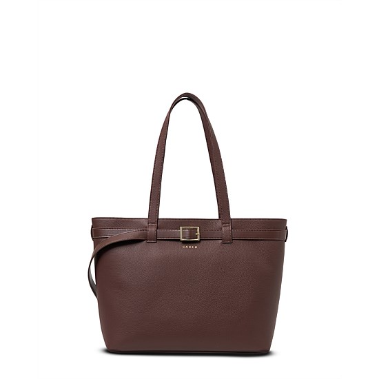 Tabby Shoulder Bag Espresso + Bronze