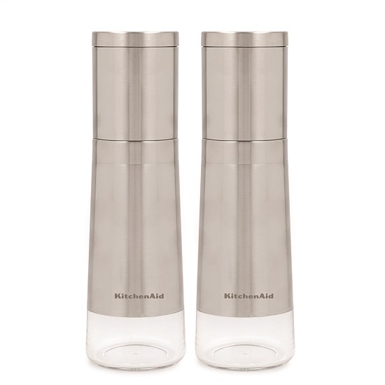 Stainless Steel Salt & Pepper Grinder Set Stainless Steel Salt & Pepper Grinder Set
