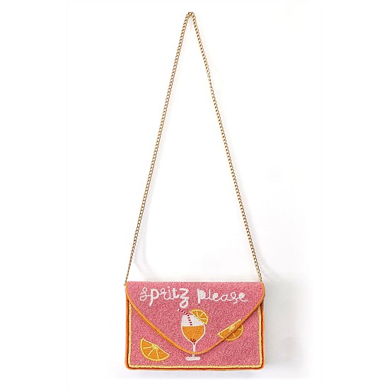 The Spritz Please Beaded Bag