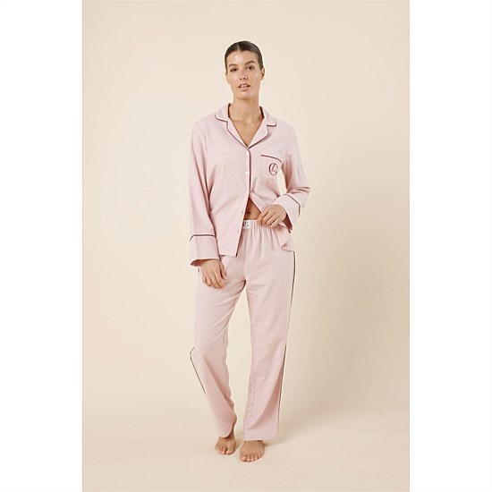 Isabella Brushed Cotton PJ Set Isabella Brushed Cotton PJ Set