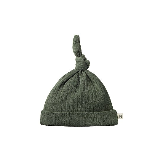 MER ESS KNOTTED BEANIE POINTELLE
