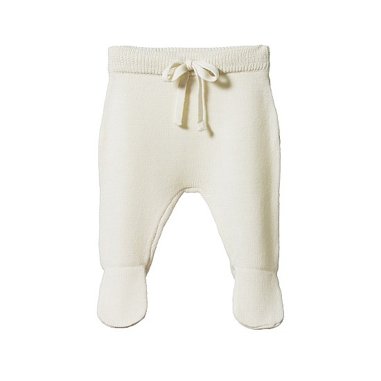 MERINO KNIT FOOTED ROMPERS MERINO KNIT FOOTED ROMPERS