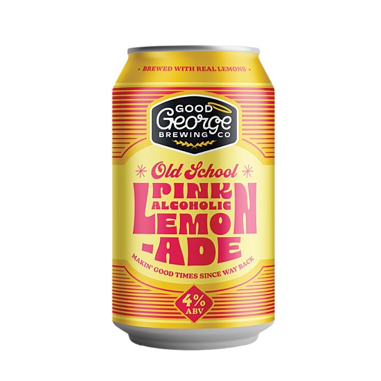 Old School Pink Alcoholic Lemonade Cans 4 x 6 Pack