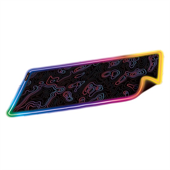 Aurora Topo Mouse Mat RGB