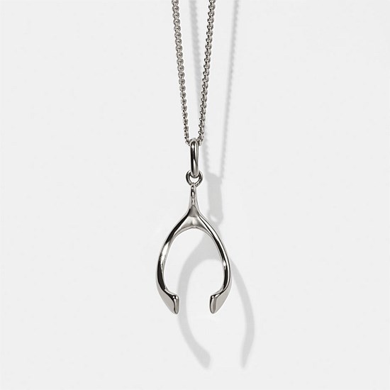 Wishbone Charm Necklace