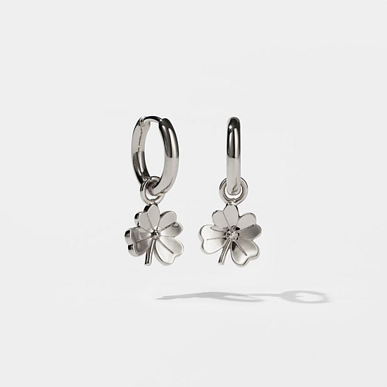 Lucky Clover Charm Earrings