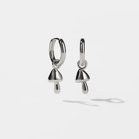 Mushroom Charm Earrings