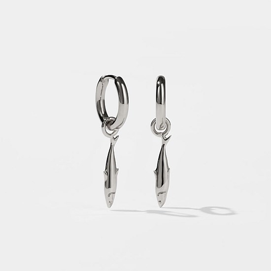 Sardine Charm Earrings
