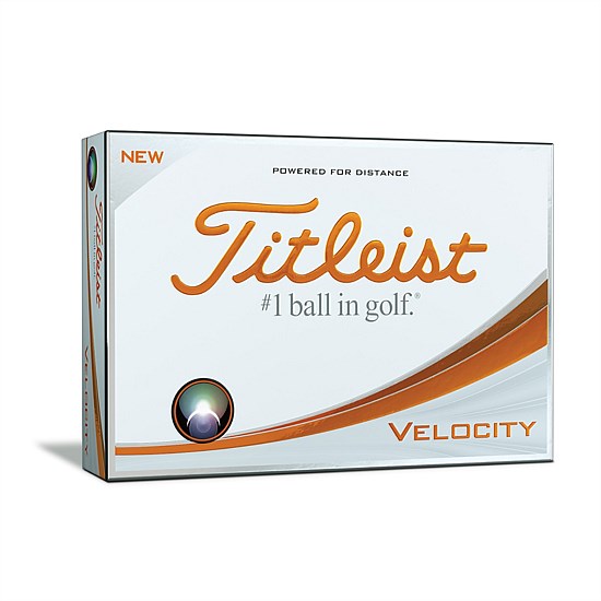 Velocity golf balls