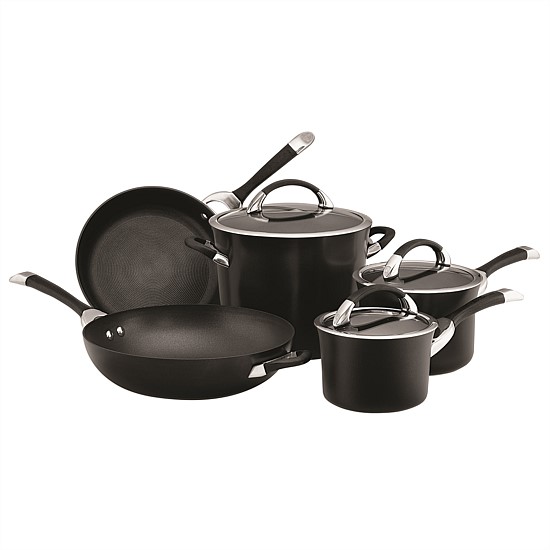 Symmetry 5 Piece Cookware Set (Hard Anodised)
