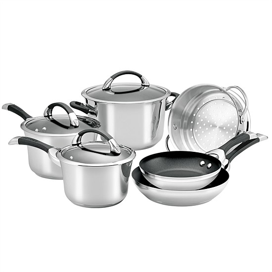 Symmetry Stainless Steel 6 Piece Cookware Set