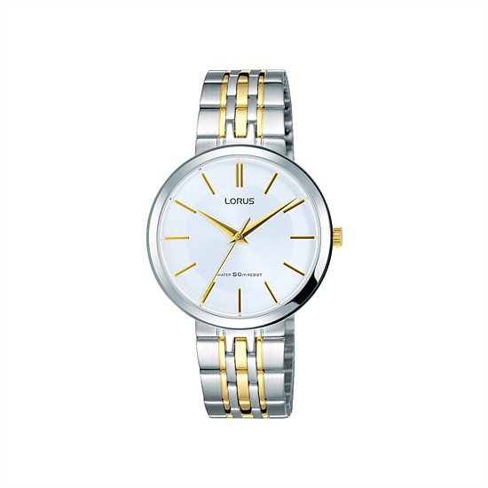 Ladies Silver and Gold Dress Watch