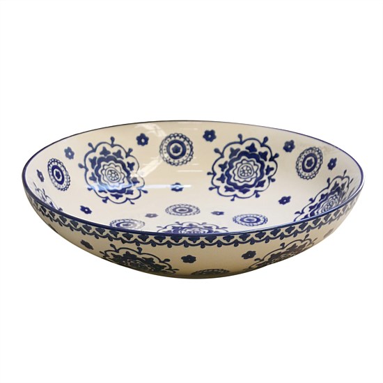 Hand Painted Large Porto Serving Bowl