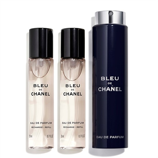 Bleu De Chanel by Chanel 3x Eau De Parfum Travel Spray
