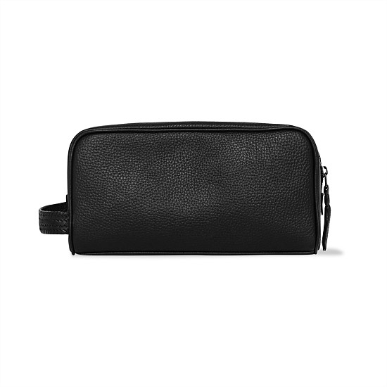 City Leather Wash Bag