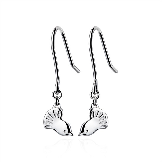 Fantail Earrings Sterling Silver