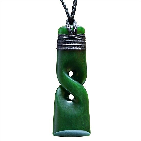 Greenstone Twist Toki Necklace