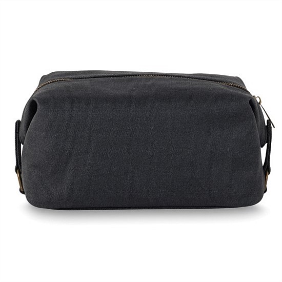 Cadet Waxed Canvas Wash Bag