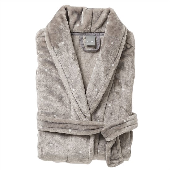 Spot Women's Velour Dressing Gown