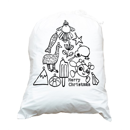 Kiwi Christmas Santa Sack