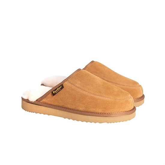 mens sheepskin scuffs