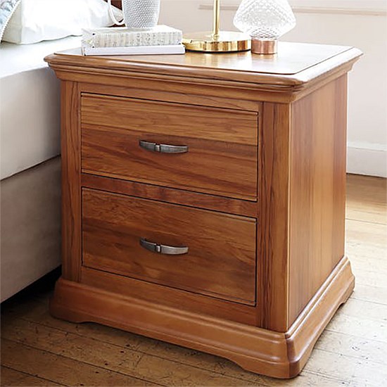 Opera 2 Drawer Bedside Table by Sorensen Furniture