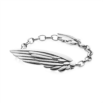 Karearea Wing Bracelet Sterling Silver