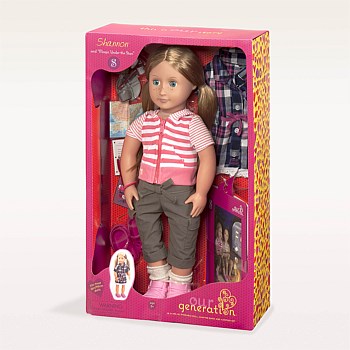 18" Deluxe Poseable Doll w Book - Shannon
