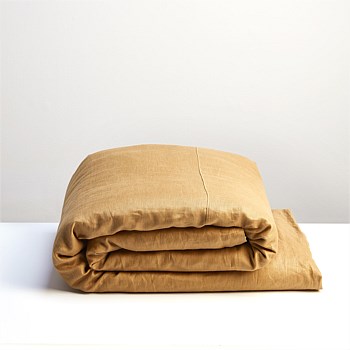 Cinnamon Linen Duvet Set - Duvet & Pillowcases