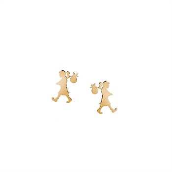 KWJ Runaway Girl Studs YG