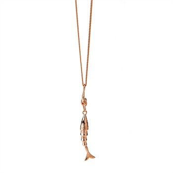 KWJ Lure Fish Necklace Stg