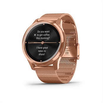 vivomove Luxe, 18K Rose Gold PVD Stainless Steel