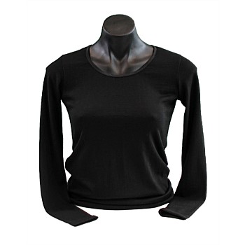 Kapeka-Merino-Bodywear-Womens-Crew-Neck-L/S