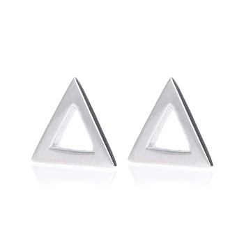 Triangle Studs Sterling Silver