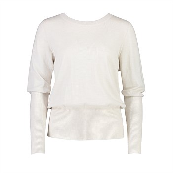 Merino Long Rib Sweater
