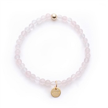 Amuleto Bracelet Rose Quartz 4mm