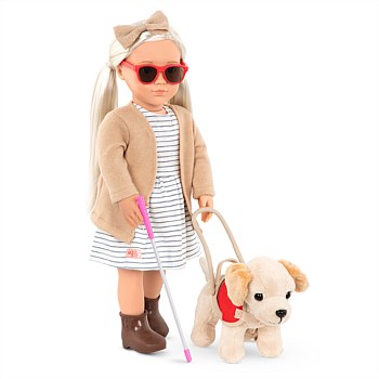 18" Doll Marlow w Guide Dog