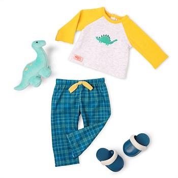Deluxe Outfit Dinosaur Print Pajama - Dino-Snores